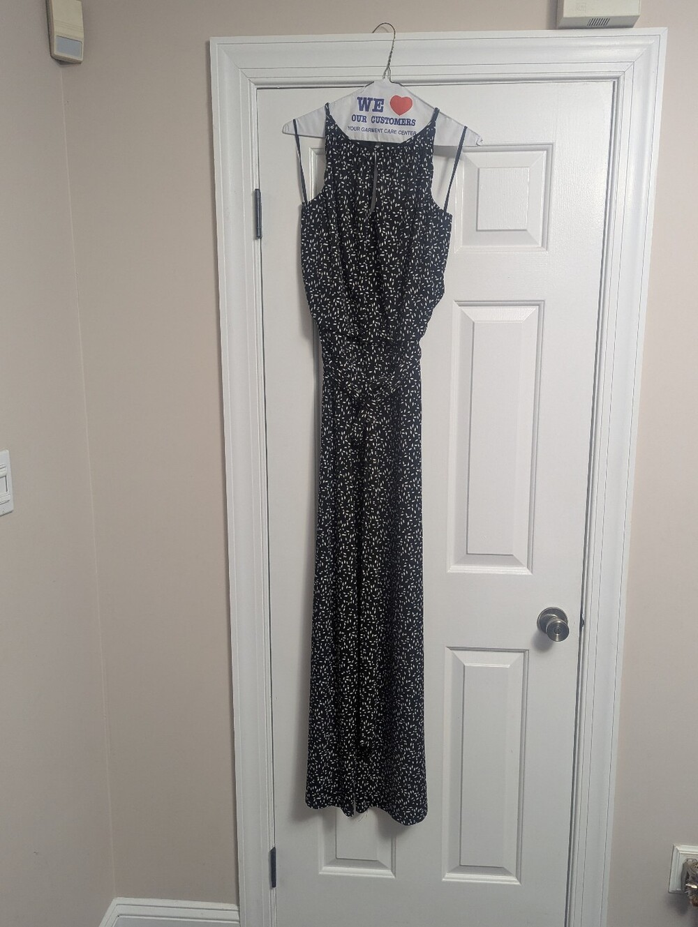 Women's Black & White Jumpsuit